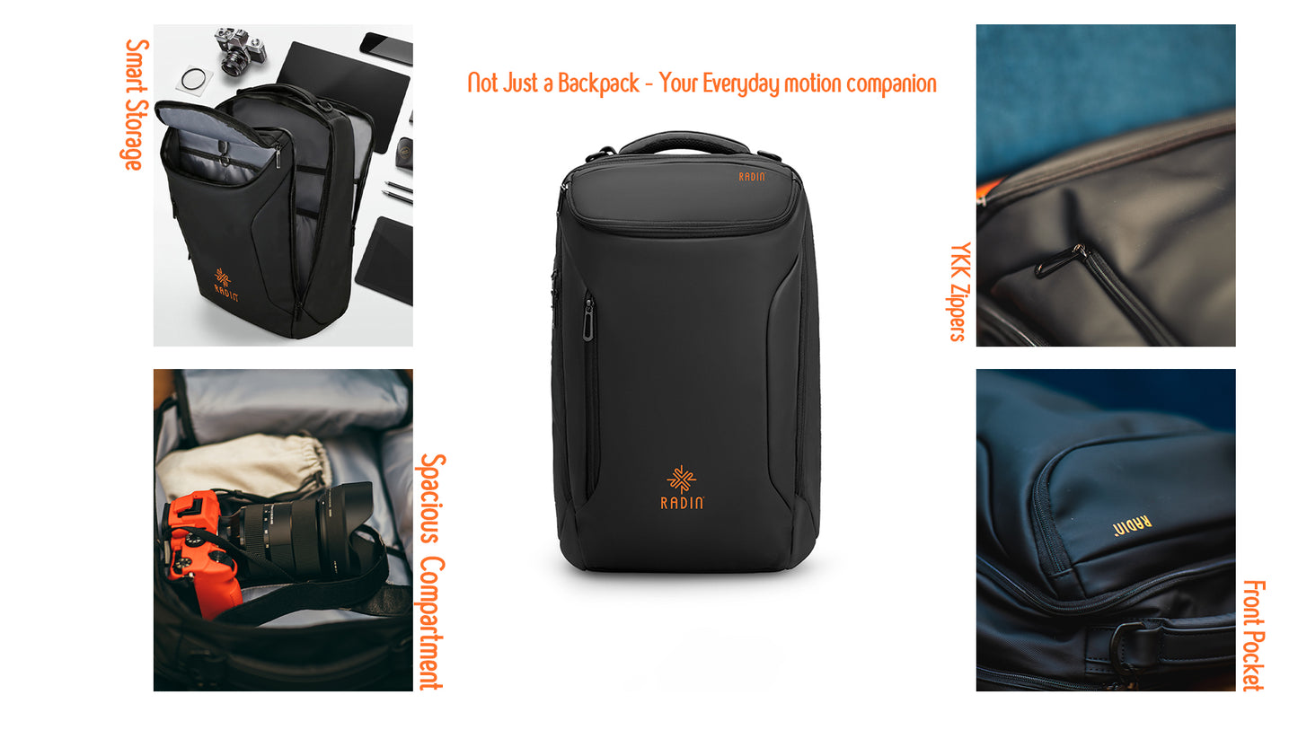 Radin Wien Premium Rucksack mit Tasche